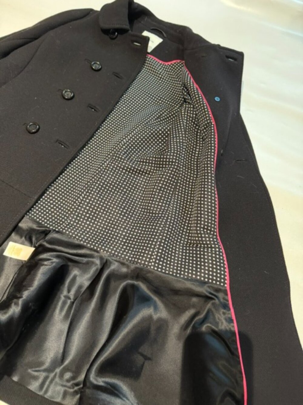Kate Spade black coat - Picture 4 of 5
